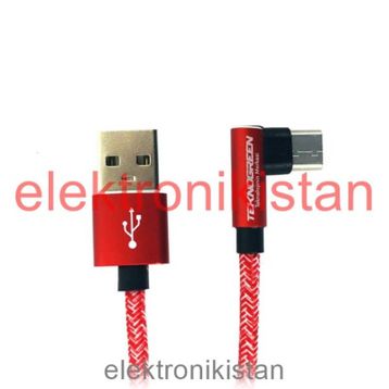 Teknogreen TKU-C301 1m USB To L Type C Şarj Kablosu