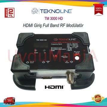 Teknoline TM-3000 HD 1 Kanal Modülatör