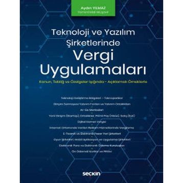 Teknoloji ve Yazılım Şirketlerinde Vergi Uygulamaları Aydın Yılmaz