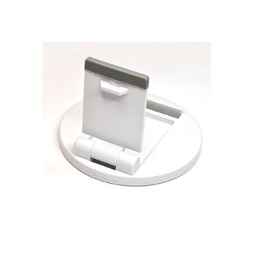 TeknolojikReyon Aynalı Açılır Kapanır Kapaklı Beyaz Sabitleyici Telefon Tablet Tutucu Stand
