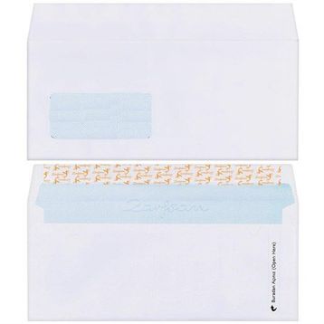 Teknomeda Pencereli 110 gr 10.5x24 cm 50'li Paket Diplomat Zarf
