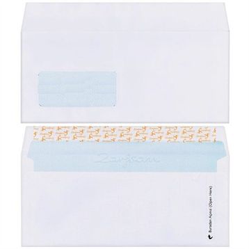 Teknomeda Pencereli 110 gr 10.5x24 cm 50'li Paket Diplomat Zarf