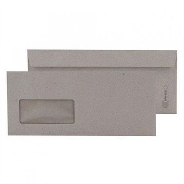 Teknomeda Pencereli Kraft 90 gr 10.5x24 cm 50'li Diplomat Zarf