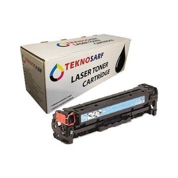 Teknosarf HP CC531A Mavi Muadil Toner