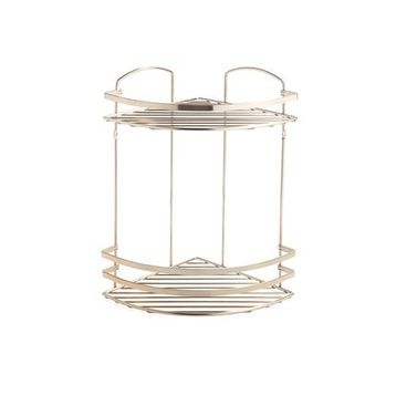 Teknotel LM008 2 Katlı Lamalı Banyo Köşe Rafı