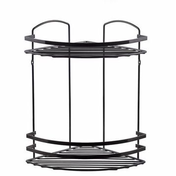 Teknotel LM008 2 Katlı Lamalı Banyo Köşe Rafı