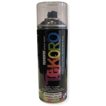 Tekoro Siyah 400 ml Isıya Dayanıklı Sprey Boya