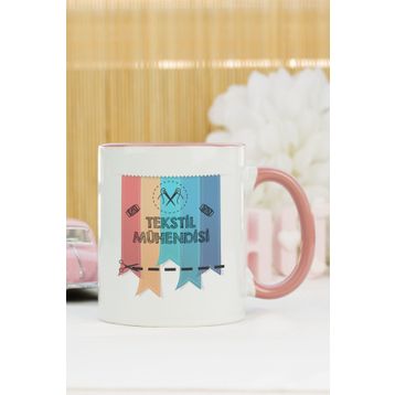 Tekstil Mühendisi Pembe Kupa Bardak