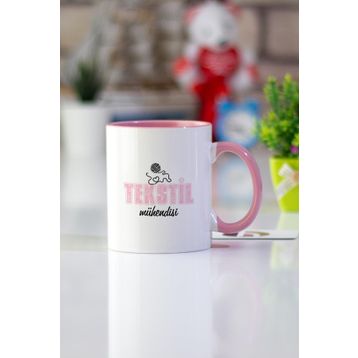 Tekstil Mühendisi Pembe Kupa Bardak