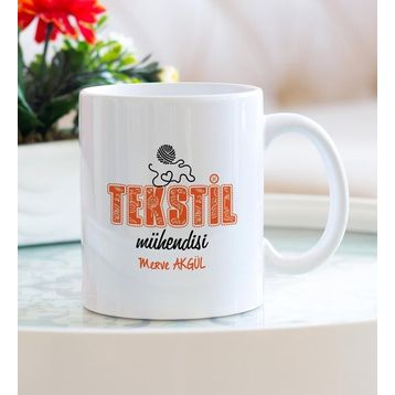 Tekstil Mühendisi Turuncu Kupa Bardak