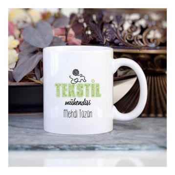 Tekstil Mühendisi Yeşil Kupa Bardak