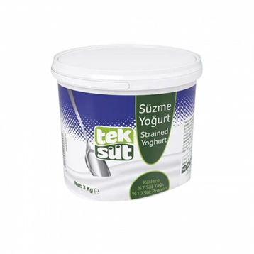 Teksüt 3 kg Süzme Yoğurt