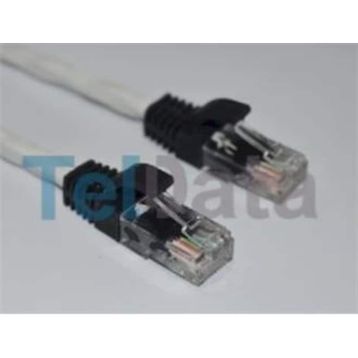 Teldata TLD-100B Cat6 1 mt Beyaz UTP Patch Kablo