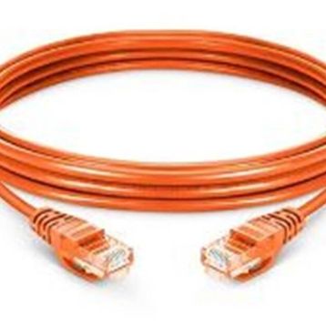 Teldata TLD-100T Cat6 1 mt Turuncu UTP Patch Kablo