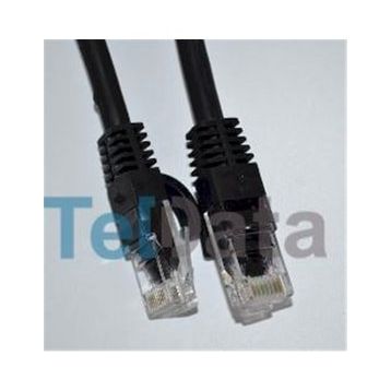 Teldata TLD-500S Cat6 5 mt Siyah UTP Patch Kablo