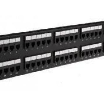 Telefon Hattı İçin Cat3 Patch Panel 50 Port
