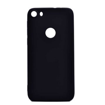 Teleplus Alcatel İdol 5 Lüks Siyah Silikon Kılıf