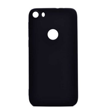 Teleplus Alcatel İdol 5 Lüks Siyah Silikon Kılıf