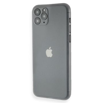 Teleplus Apple iPhone 11 Pro Max PP Hayalet Mat Şeffaf Silikon Kılıf