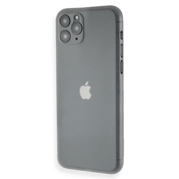 Teleplus Apple iPhone 11 Pro Max PP Hayalet Mat Şeffaf Silikon Kılıf