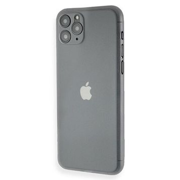 Teleplus Apple iPhone 11 Pro Max PP Hayalet Mat Şeffaf Silikon Kılıf