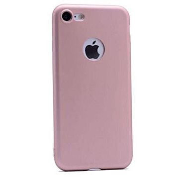 Teleplus Apple iPhone 7 Lüks Silikon Rose Gold Kılıf