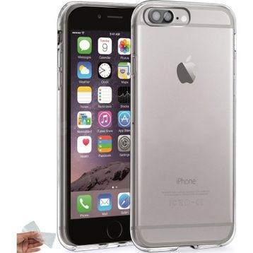 Teleplus Apple iPhone 7 Tam Korumalı Silikon Şeffaf Kılıf