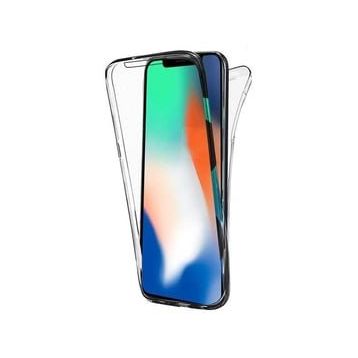 Teleplus Apple iPhone X 360 Ön Arka Şeffaf Silikon Kılıf