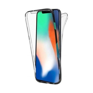 Teleplus Apple iPhone X 360 Ön Arka Şeffaf Silikon Kılıf
