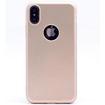 Teleplus Apple iPhone XS Lüks Silikon Pembe Kılıf