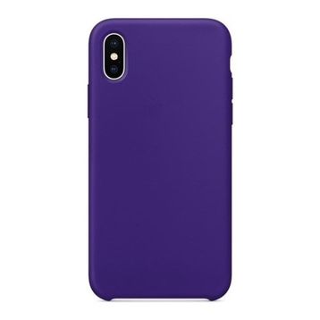 Teleplus Apple iPhone XS Max Plus Soft Touch Silikon Mor Kılıf