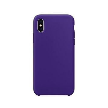 Teleplus Apple iPhone XS Max Plus Soft Touch Silikon Mor Kılıf