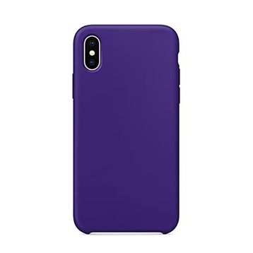 Teleplus Apple iPhone XS Max Plus Soft Touch Silikon Mor Kılıf