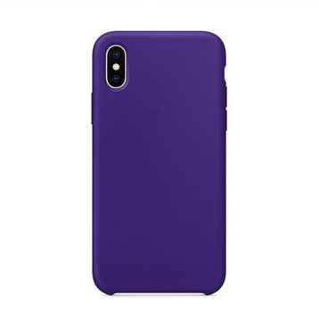 Teleplus Apple iPhone XS Max Plus Soft Touch Silikon Mor Kılıf
