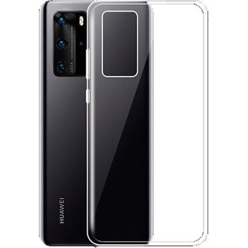 Teleplus Huawei P40 Lüks Silikon Şeffaf Kılıf