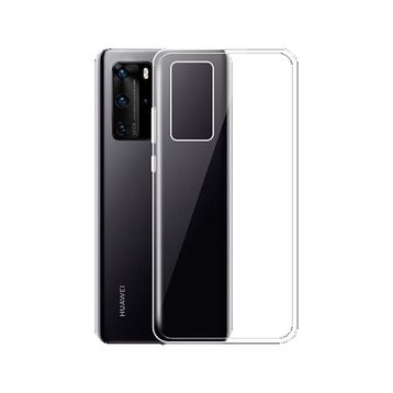 Teleplus Huawei P40 Lüks Silikon Şeffaf Kılıf