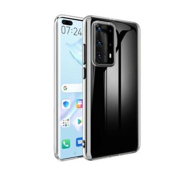 Teleplus Huawei P40 Pro Lüks Silikon Şeffaf Kılıf