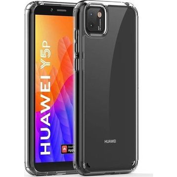 Teleplus Huawei Y5P Gard Darbe Korumalı Nano Ekran Koruyucu Şeffaf Silikon Cep Telefonu Kılıf