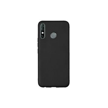 Teleplus İnfinix Hot 8 Kılıf Lüks Mat Silikon Siyah Nano Ekran Koruyucu