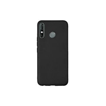 Teleplus İnfinix Hot 8 Kılıf Lüks Mat Silikon Siyah Nano Ekran Koruyucu