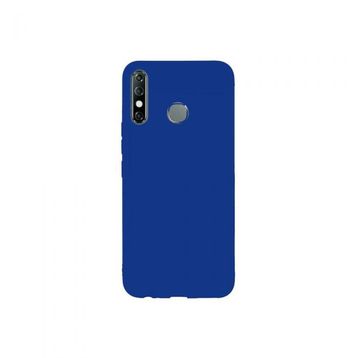 Teleplus İnfinix Hot 8 Kılıf Lüks Mat Silikon Siyah Nano Ekran Koruyucu
