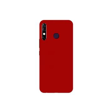 Teleplus İnfinix Hot 8 Kılıf Lüks Mat Silikon Siyah Nano Ekran Koruyucu
