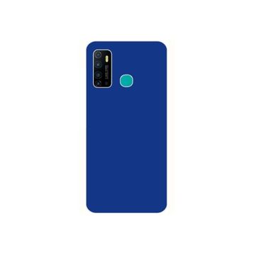 Teleplus İnfinix Hot 9 Kılıf Lüks Mat Silikon Lacivert Nano Ekran Koruyucu