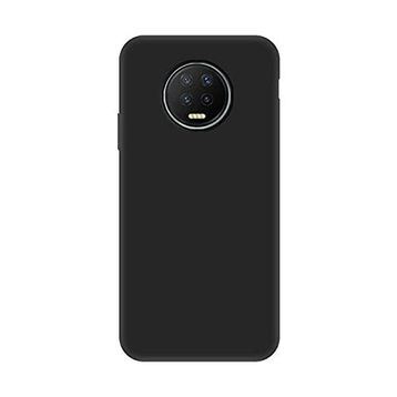 Teleplus İnfinix Note 7 Lüks Premier Silikon Siyah Kılıf