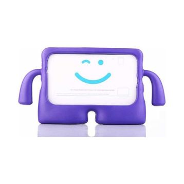 Teleplus iPad 10.2 2021 9. Nesil İbuy Karakter Silikon Mor Kılıf