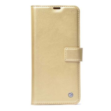 Teleplus iPhone 11 Deluxe Standlı Cüzdan Gold Kılıf