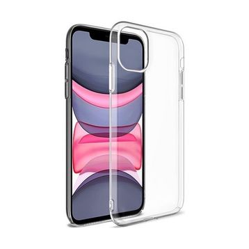 Teleplus iPhone 11 Mika Sert Silikon Şeffaf Kılıf