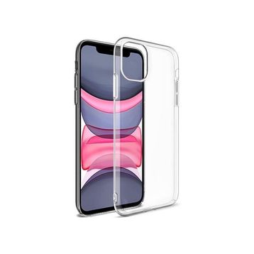 Teleplus iPhone 11 Mika Sert Silikon Şeffaf Kılıf