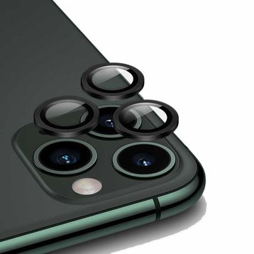 Teleplus iPhone 11 Pro Max CL-02 Kamera Metal Koruyucu Gold Cep Telefonu Ekran Koruyucusu