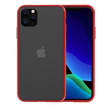 Teleplus iPhone 11 Pro Ultra Koruma Sert Silikon Nano Ekran Koruyucu Kırmızı Cep Telefonu Kılıfı